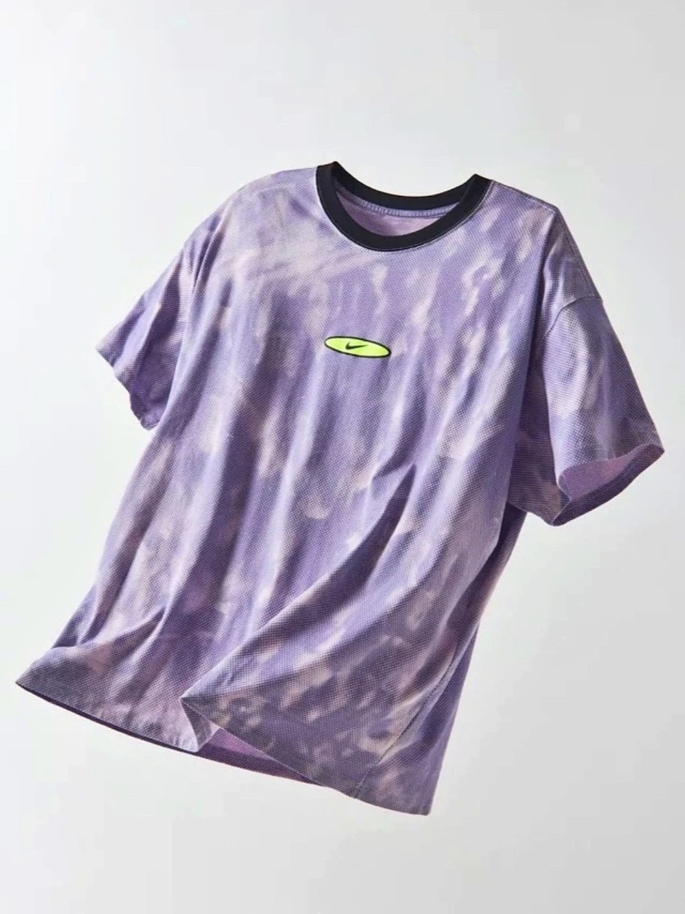 Nike Festival tie dye T-shirt in purple and white